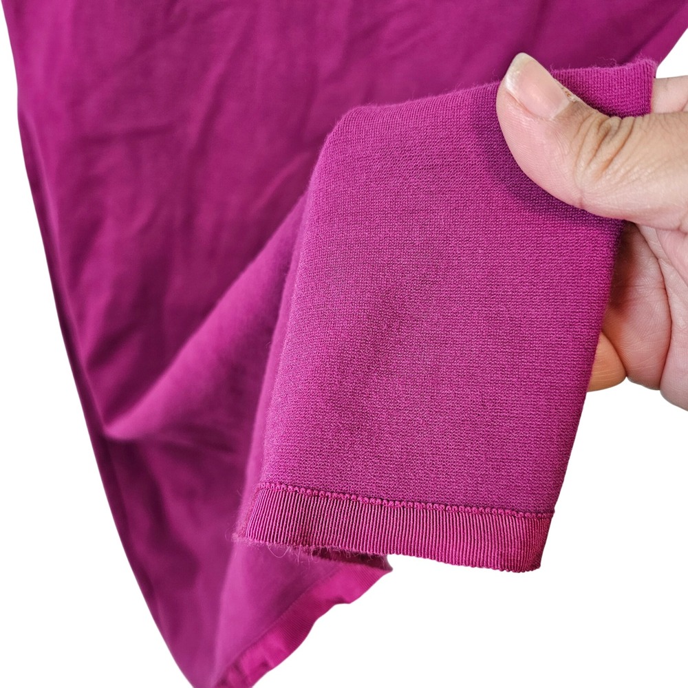 J. Crew Factory Viscose-blend Magenta Sleeveless Mini Dress Size Medium - Picture 4 of 7